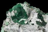 Aragonite Encrusted Fluorite Crystal Cluster - Rogerley Mine #135710-2